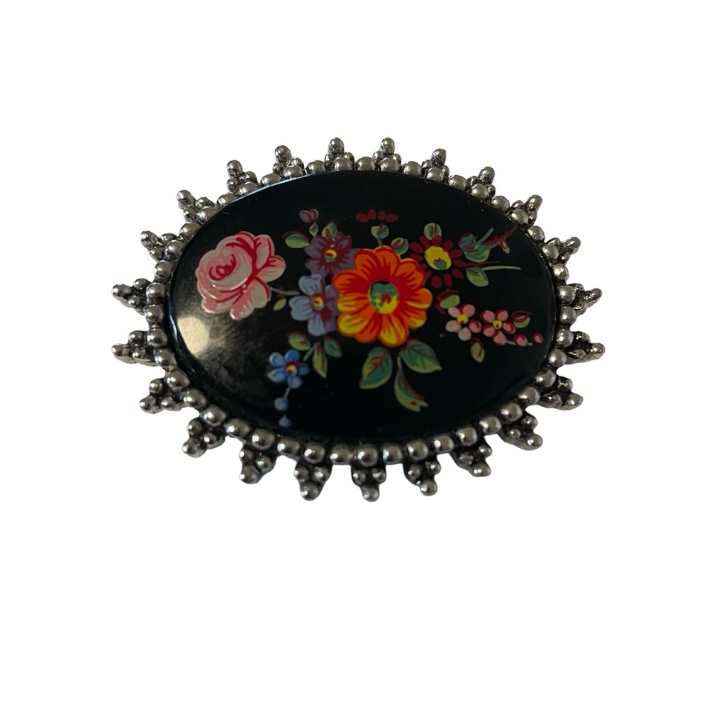 Vintage Sarah Coventry Canada Floral Brooch Pin